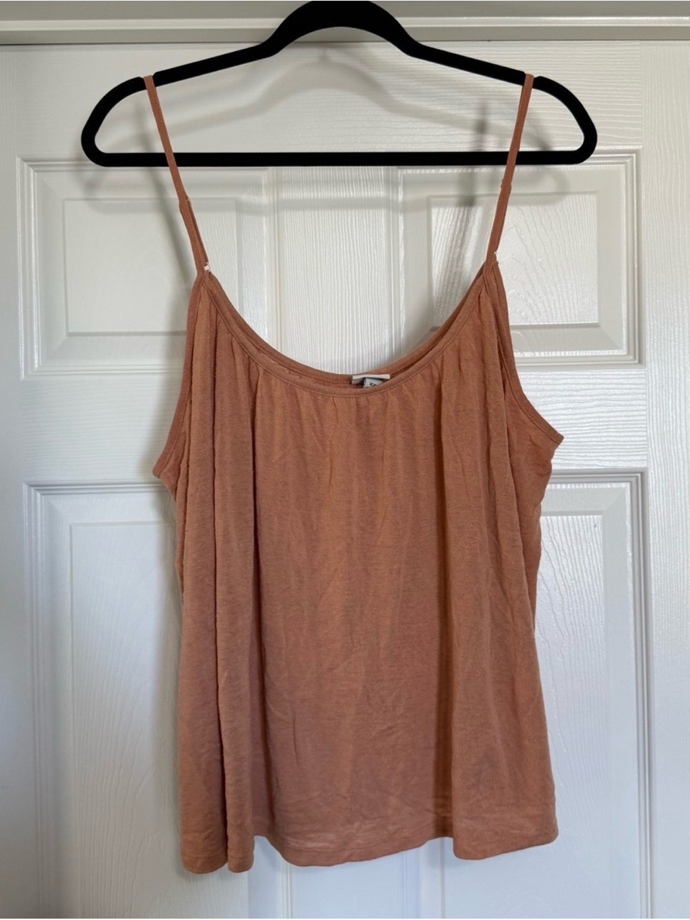 A New Day XXL Peach Flowy Cami Tank Top Plus Size Adjustable Straps